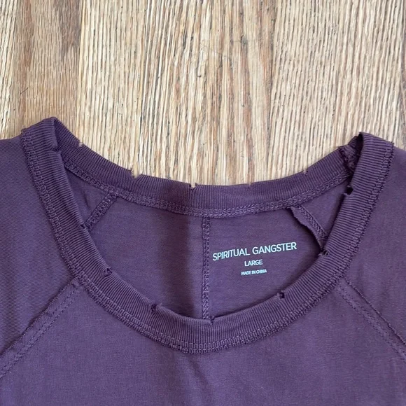 Spiritual Gangster Raglan Tank Top size Large - Picture 3 of 9